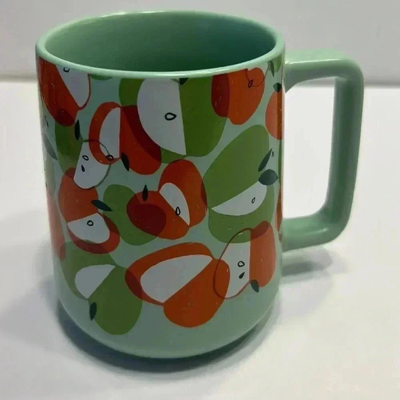 Starbucks mint green with apples design mug teachers 14 fl oz - Picture 4 of 6